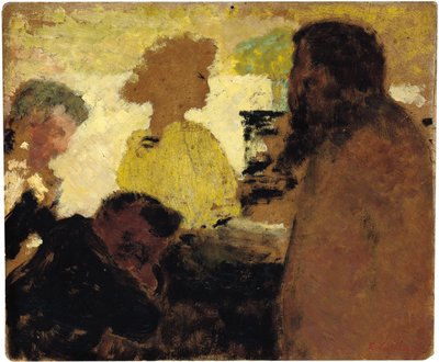 Pianolla, n. 1896 tekijältä Edouard Vuillard