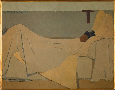 Sängyssä tekijältä Edouard Vuillard