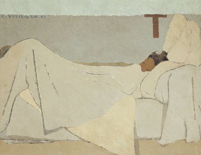 Au lit In Bed, 1891 tekijältä Edouard Vuillard