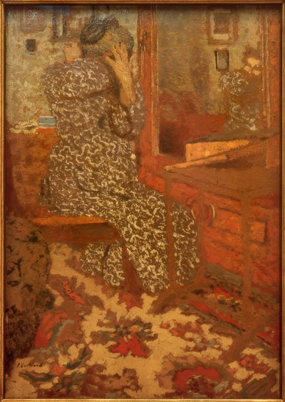 Kun teet hiuksia tekijältä Edouard Vuillard