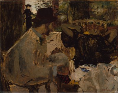 Keskustelu, 1897-8 tekijältä Edouard Vuillard