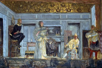Molieren kuvitteellisen sairaan koristeet tekijältä Edouard Vuillard