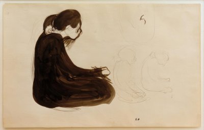 Femme assise tekijältä Edouard Vuillard