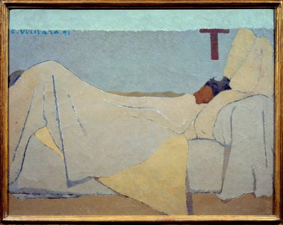 Sängyssä tekijältä Edouard Vuillard