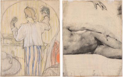 Peilin edessä tekijältä Edouard Vuillard