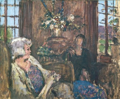 Sisustus (guassi) tekijältä Edouard Vuillard