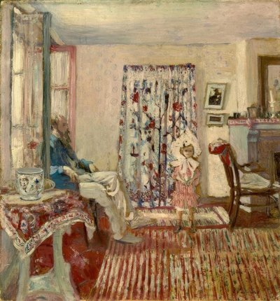 K.–X. Roussel ja Tochter tekijältä Edouard Vuillard