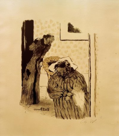 La sieste ou la convalescence tekijältä Edouard Vuillard