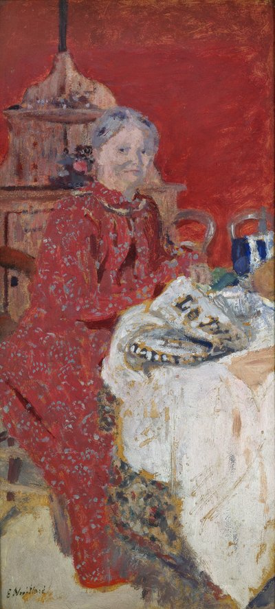 Lounas, 1890-luku tekijältä Edouard Vuillard