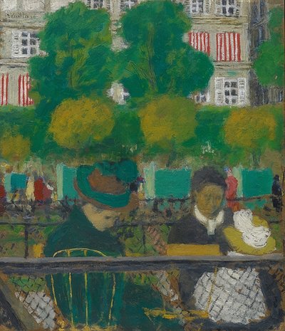 Tuileries. 1897? 1900 tekijältä Edouard Vuillard