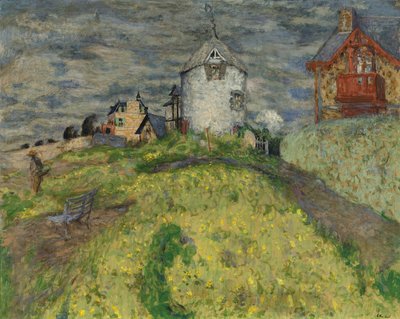 Saint-Jacutin mylly tai huvilat maaseudulla tekijältä Edouard Vuillard