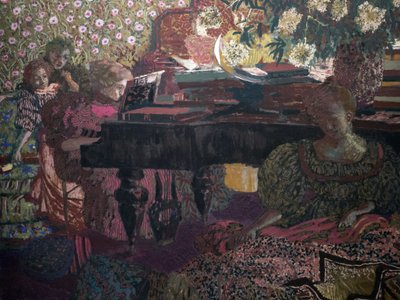 Musiikki (yksityiskohta) tekijältä Edouard Vuillard