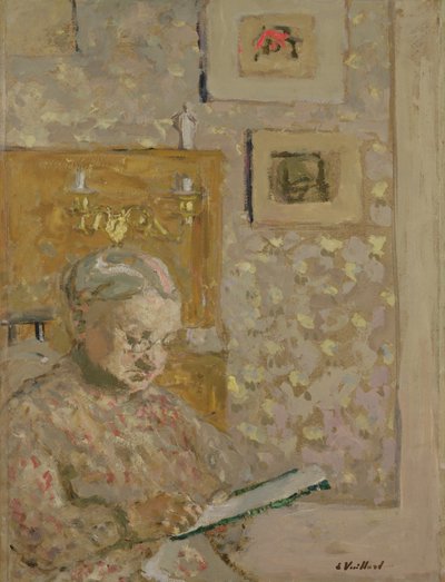 Muotokuva Madame Vuillardista, taiteilijoiden äidistä, n. 1910 tekijältä Edouard Vuillard