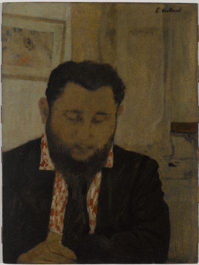 Thadée Natansonin muotokuva, 1897 (öljy pahville kiinnitetty paneeliin) tekijältä Edouard Vuillard