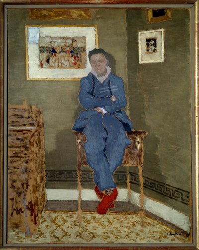 Taidemaalari Felix Vallottonin (1865-1925) muotokuva tekijältä Edouard Vuillard