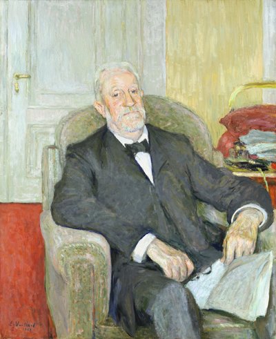 Senaattori Eduard Wilhelm Ludwig Heinrich Roscher (1838-1929) 1913 tekijältä Edouard Vuillard