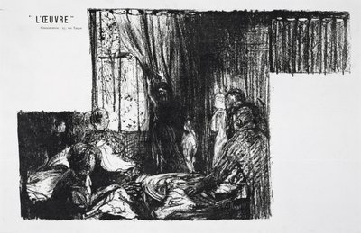 Yhteiskunnan pilarit, 1896 tekijältä Edouard Vuillard
