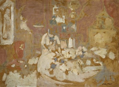 Pöytä (öljy kartongille) tekijältä Edouard Vuillard