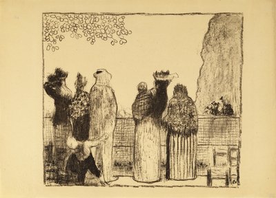 Tuileries, 1895 tekijältä Edouard Vuillard