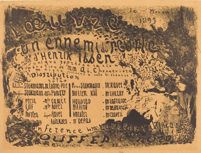 Kansan vihollinen, 1893. tekijältä Edouard Vuillard