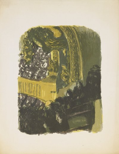 Galleria Gymnasiumissa (värilitografia) tekijältä Edouard Vuillard