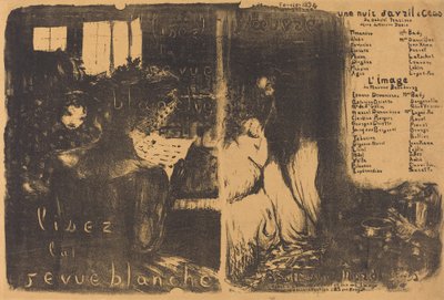Huhtikuun yö Ceosissa; Kuva tekijältä Edouard Vuillard