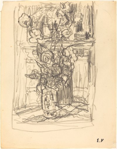 Maljakko kukkia tekijältä Edouard Vuillard