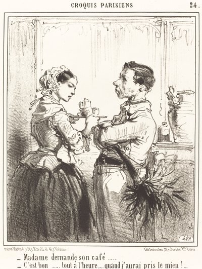 Madame pyytää kahviaan tekijältä Edouard de Beaumont