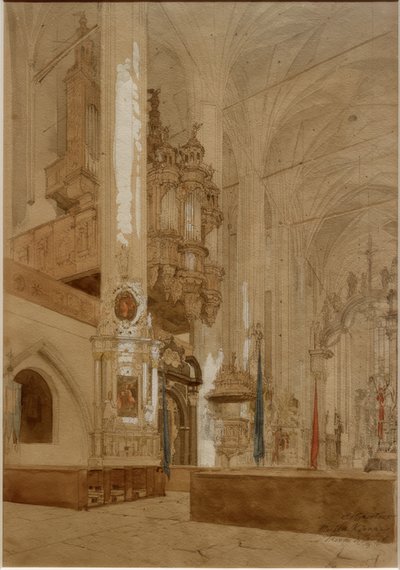 Marienkirche zu Thorn tekijältä Eduard Gärtner