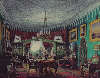 Keisarinna Aleksandra Fedorovnan (1798-1860) salonki 1850-luku tekijältä Eduard Hau