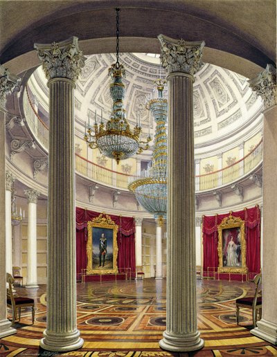 Rotunda, Talvipalatsi, 1862 tekijältä Eduard Hau