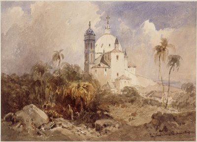 Näkymä La Piedade -kirkosta Salvadorissa (Bahia) tekijältä Eduard Hildebrandt