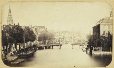 Näkymä Zwanenburgwalille Amsterdamissa tekijältä Eduard Isaac Asser