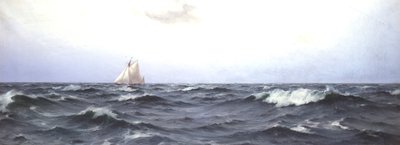 Valkyrie II ylittää Atlantin, noin 1893 tekijältä Eduardo de Martino