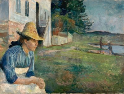 Ilta. 1888 tekijältä Edvard Munch