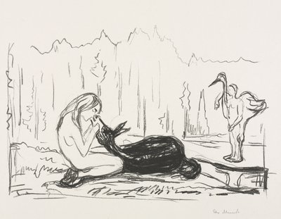 Alfa ja Omega:  Omega-vaimo ja aasi tekijältä Edvard Munch