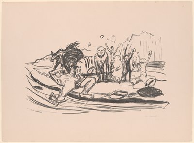 Alphan kuolema tekijältä Edvard Munch