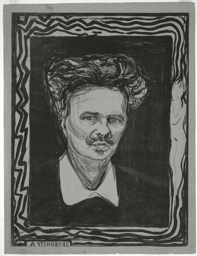 August Strindberg tekijältä Edvard Munch
