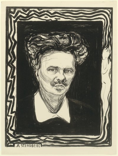August Strindberg tekijältä Edvard Munch