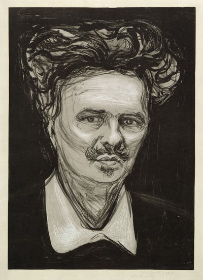 August Strindberg tekijältä Edvard Munch