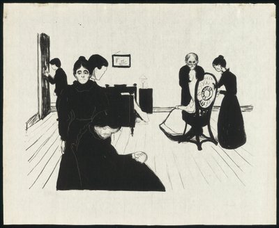 Kuolema sairashuoneessa tekijältä Edvard Munch