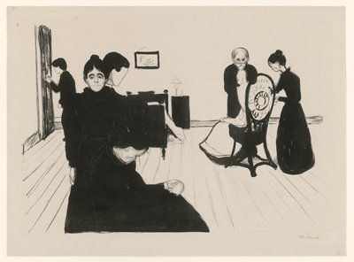 Kuolema sairashuoneessa tekijältä Edvard Munch
