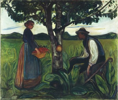 Hedelmällisyys, n. 1899-1900 tekijältä Edvard Munch