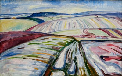 Kenttä lumessa tekijältä Edvard Munch