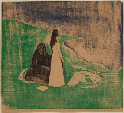 Naisia ​​meren rannalla. 1898 tekijältä Edvard Munch