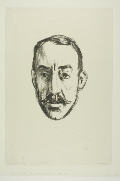 Henry van de Velde tekijältä Edvard Munch