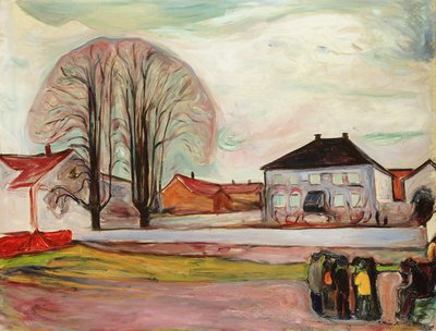 Talo Aasgaardstrandissa tekijältä Edvard Munch