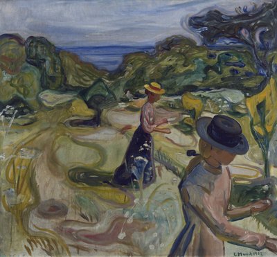 Puutarhassa tekijältä Edvard Munch