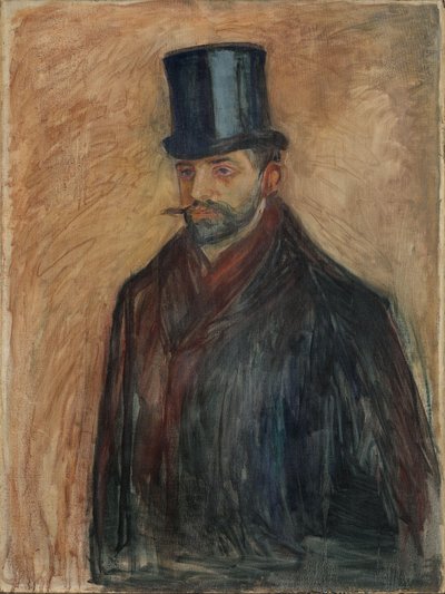 Julius Meier-Graefe, n. 1894 (öljy kankaalle) tekijältä Edvard Munch