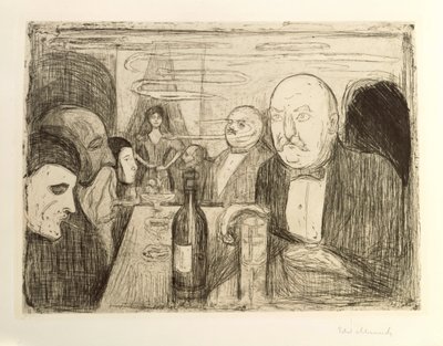 Kristiania Bohemians II tekijältä Edvard Munch